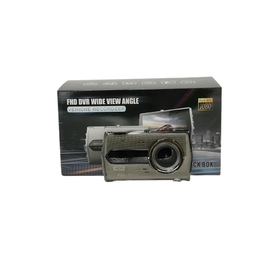 Záznamová kamera do auta FullHD 1080P s couvací kamerou, vestavěným G-senzorem a LED světlem