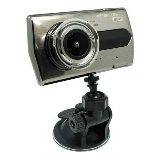 Záznamová kamera do auta FullHD 1080P s couvací kamerou, vestavěným G-senzorem a LED světlem