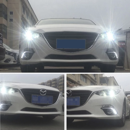 C6 pár LED autožárovky s paticí H7 - studená bílá