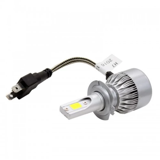 C6 pár LED autožárovky s paticí H7 - studená bílá