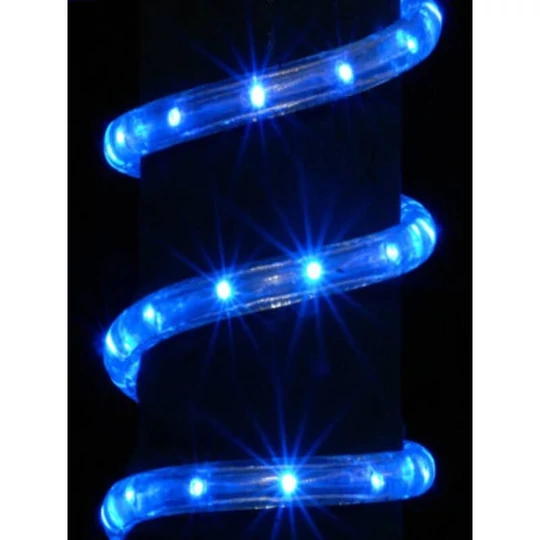 Venkovní LED světelný kabel, modrý, 8 programů, 10 metrů