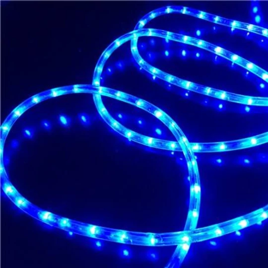 Venkovní LED světelný kabel, modrý, 8 programů, 10 metrů