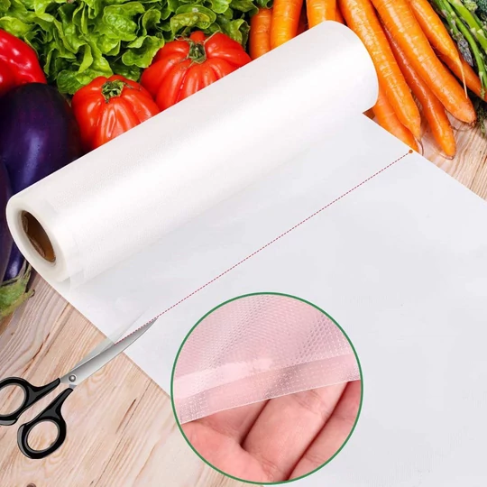 Role fólie pro vakuové balení, 20 cm x 6 m, 2 ks, bez BPA