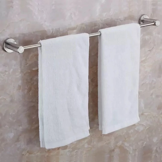 Nástěnný držák ručníků z nerezové oceli, 60 cm