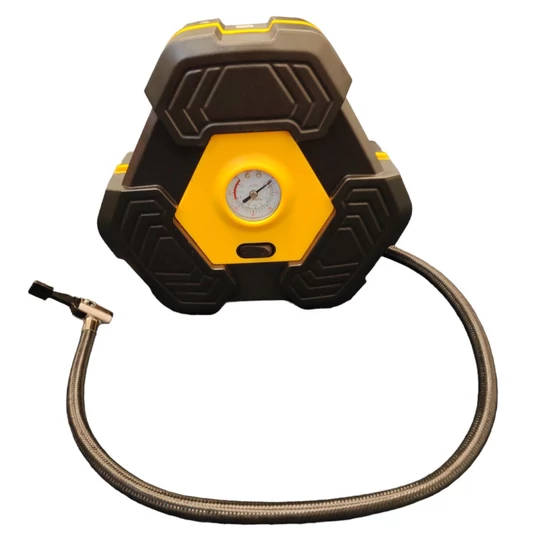 Přenosná pumpa na pneumatiky do zapalovače s LED světlem, kompresor, 12 V