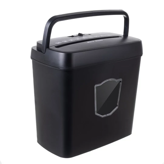 Automatický skartovač dokumentů, 12litrový zásobník, kompatibilní s GDPR, černý