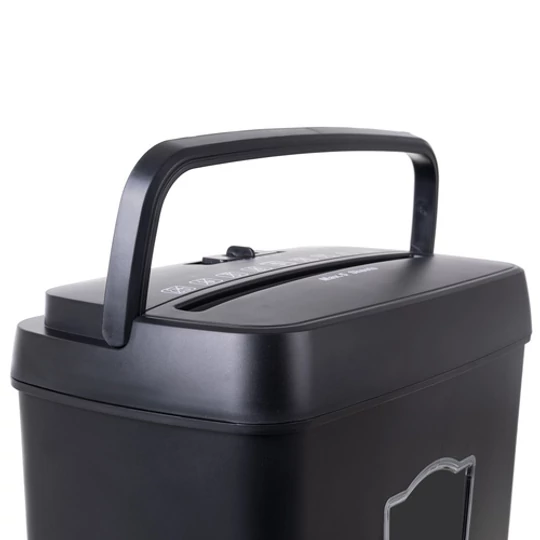 Automatický skartovač dokumentů, 12litrový zásobník, kompatibilní s GDPR, černý