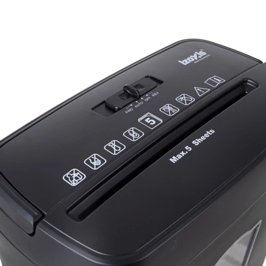 Automatický skartovač dokumentů, 12litrový zásobník, kompatibilní s GDPR, černý