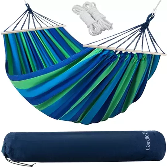 Zahradní houpací síť pro dvě osoby, 260x160 cm, nosnost 150 kg, barva