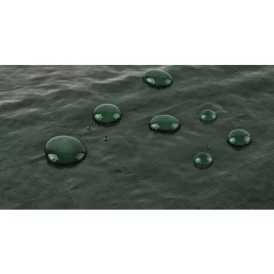 Obal na zahradní nábytek, vyrobený z odolného materiálu odolného proti vodě, UV záření a větru, velikost 100x180x240 cm, zelený