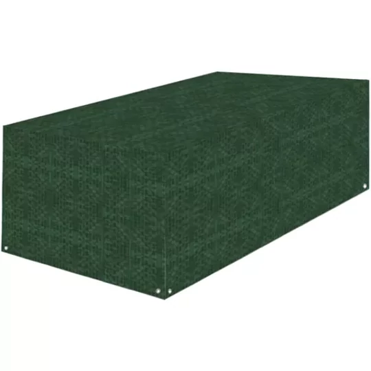 Obal na zahradní nábytek, vyrobený z odolného materiálu odolného proti vodě, UV záření a větru, velikost 100x180x240 cm, zelený