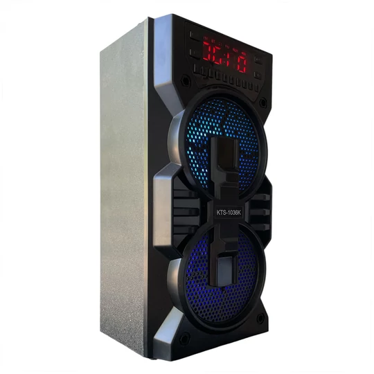 Akumulátorové FM rádio BT repr., displej, microSD/USB