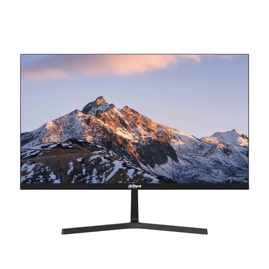 27" LCD monitor Dahua s úzkým rámečkem, rozlišením Full HD 1920 × 1080 px a poměrem stran 16:9, pozorovací úhel 178°, LM27-B200S