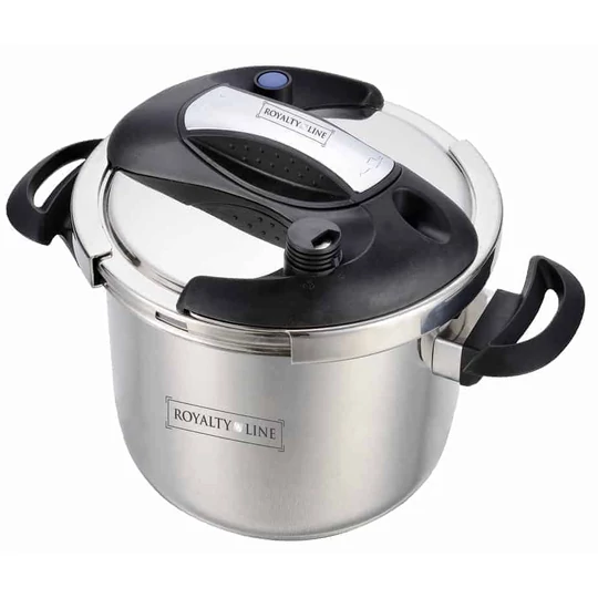 Nerezový odpadkový koš Royalty Line, 6 litrů, šířka 22 cm, RL-PS6L