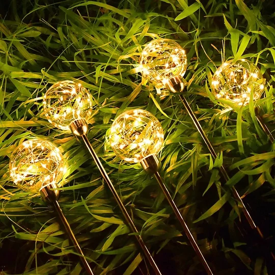 Solární zahradní světlo LED do zásuvky, 1 kus, studená bílá, výška 70 cm