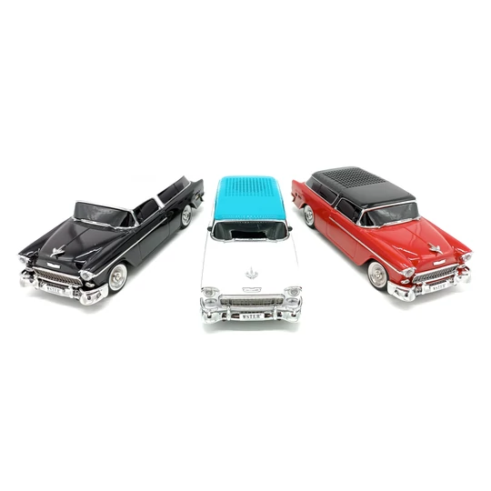 WSTER 1955 Reproduktor Bluetooth ve tvaru Chevrolet Nomad, port USB, slot na kartu TF, černý